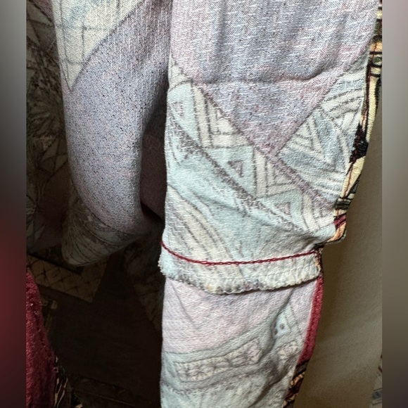 Vintage Hilo Hattie Made in Hawaii Maroon Tropical Hawaiian Sleeveless Dress M - Picture 7 of 14